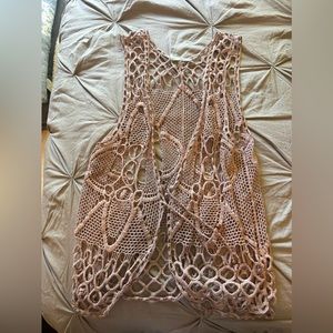 Women’s crochet vest, Maurice’s, size medium